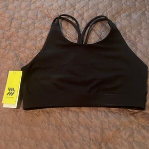 Girls Black Sports Bra